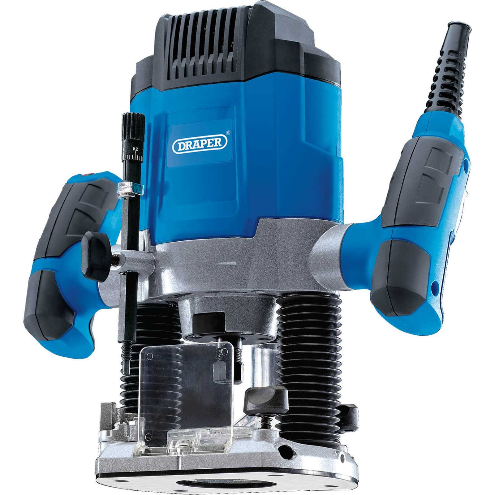 Image of Draper R8/1200D Variable Speed 1/4" Plunge Router 240v