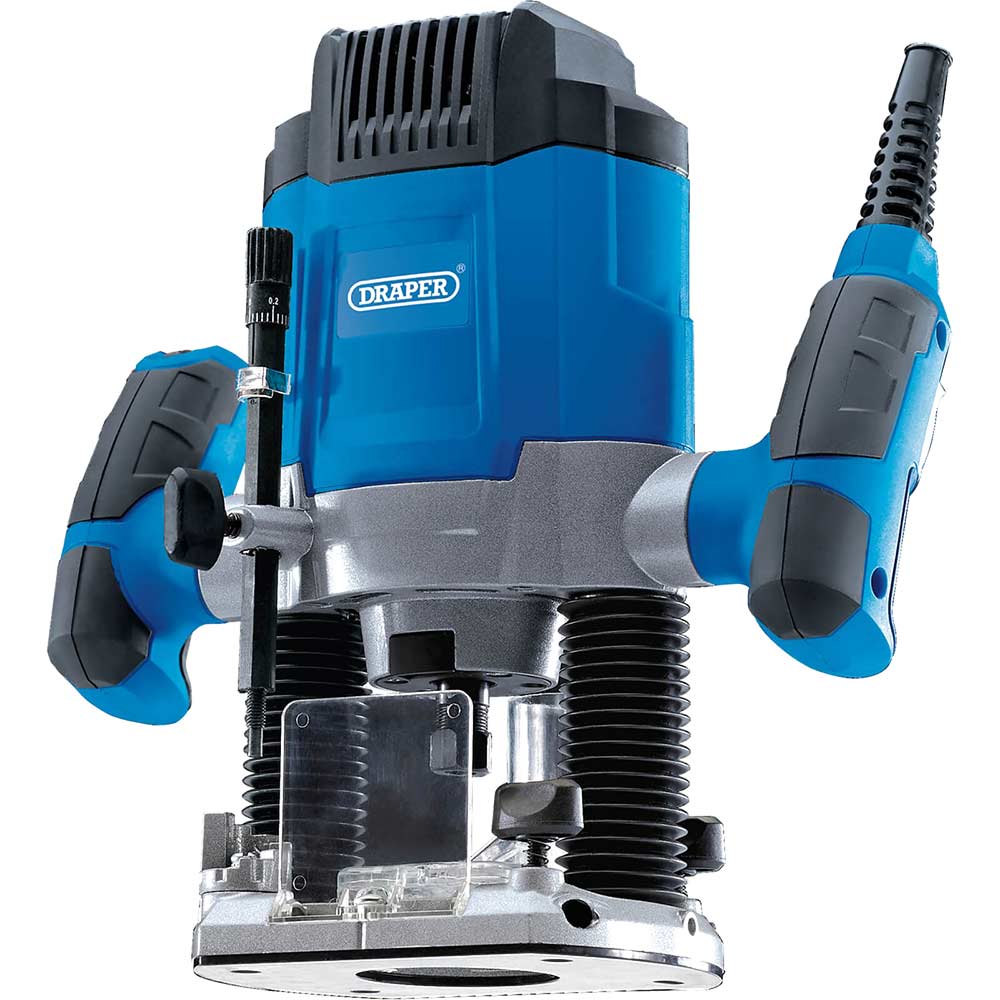 Draper R8/1200D Variable Speed 1/4" Plunge Router 240v
