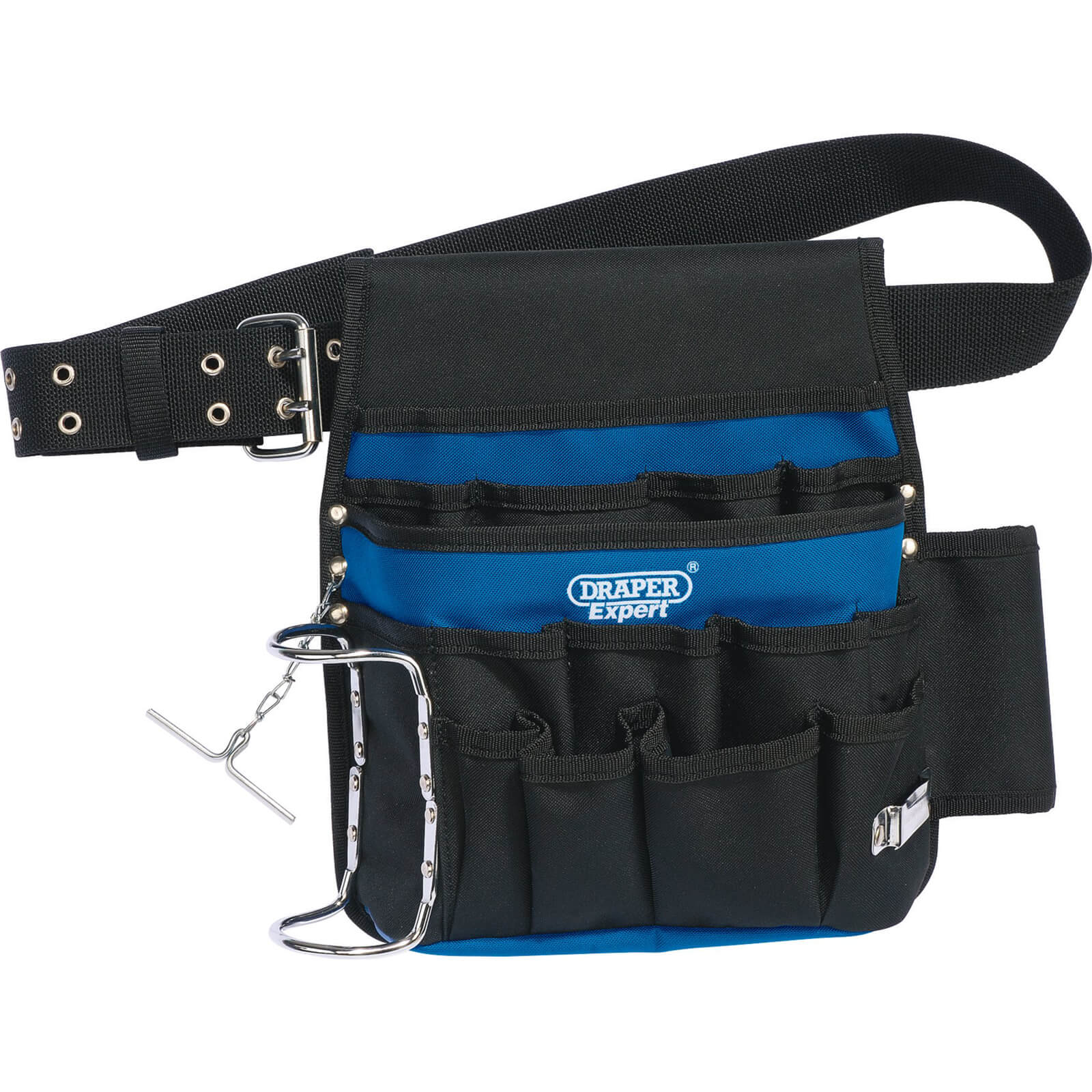 Image of Draper Expert Heavy Duty Nylon 16 Pocket Tool Pouch and Belt