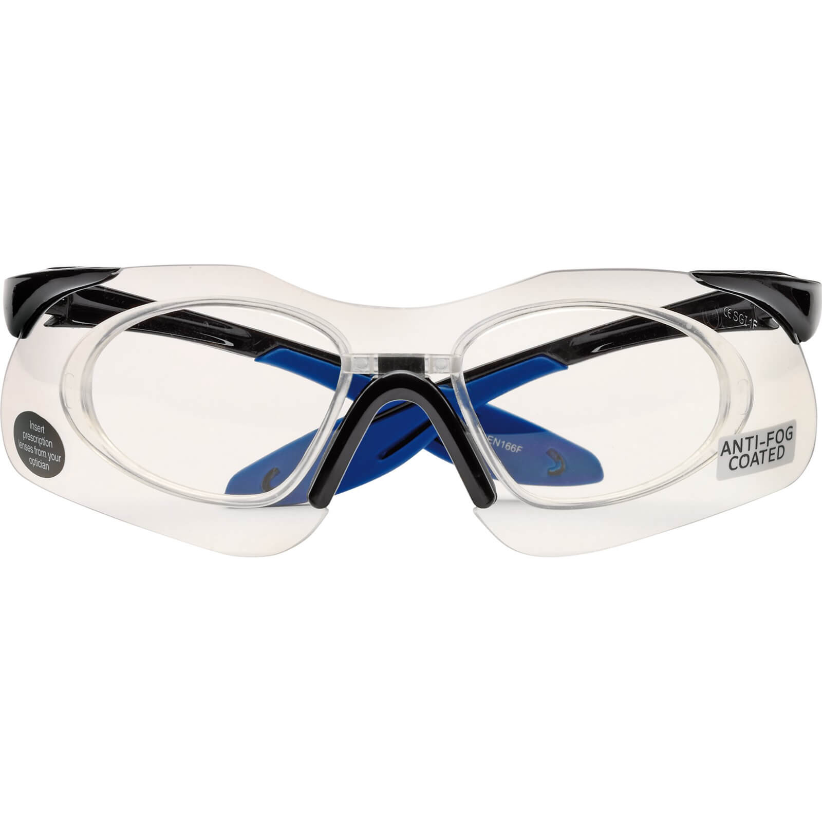 Photos - Safety Equipment Draper RX Insert Anti Fog Safety Glasses Black Clear SSP17 
