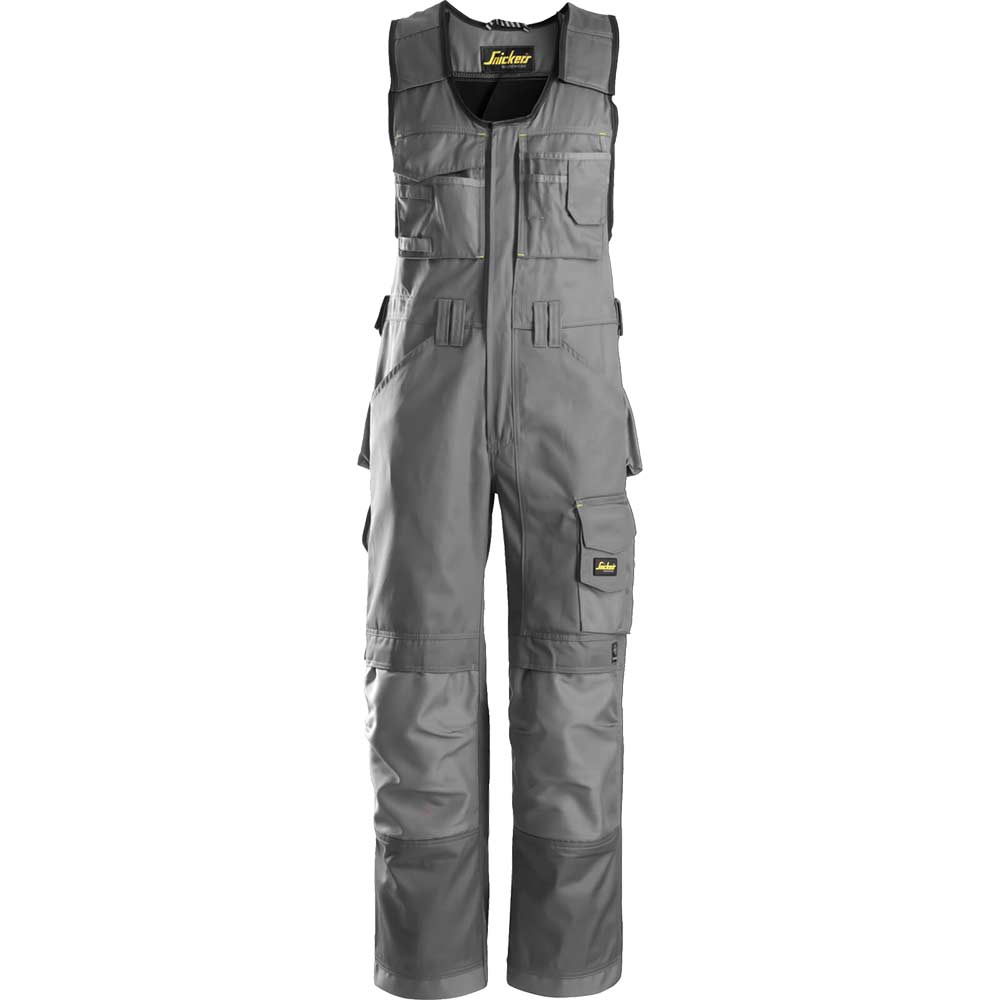 Image of Snickers 0312 Mens One Piece DuraTwill Dungarees Grey 31" 30"