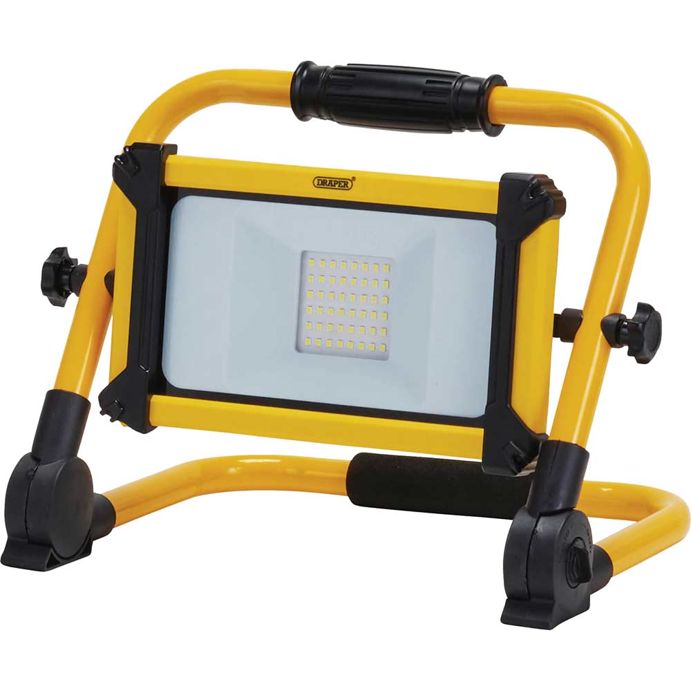 Draper SMD LED 20W Rechargeable Folding Site Work Light