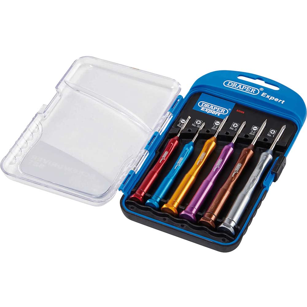 Image of Draper 6 Piece Precision Screwdriver Set