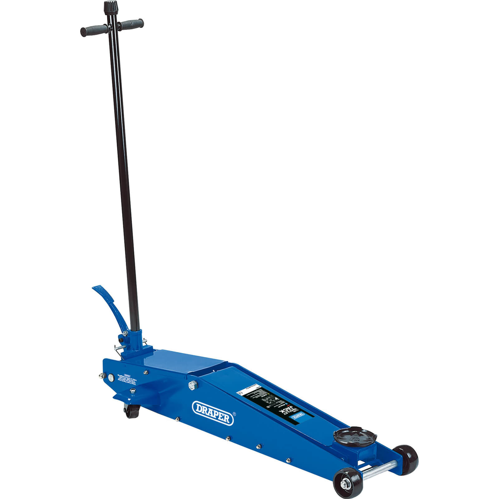 Image of Draper Long Chassis Trolley Jack 2 Tonne