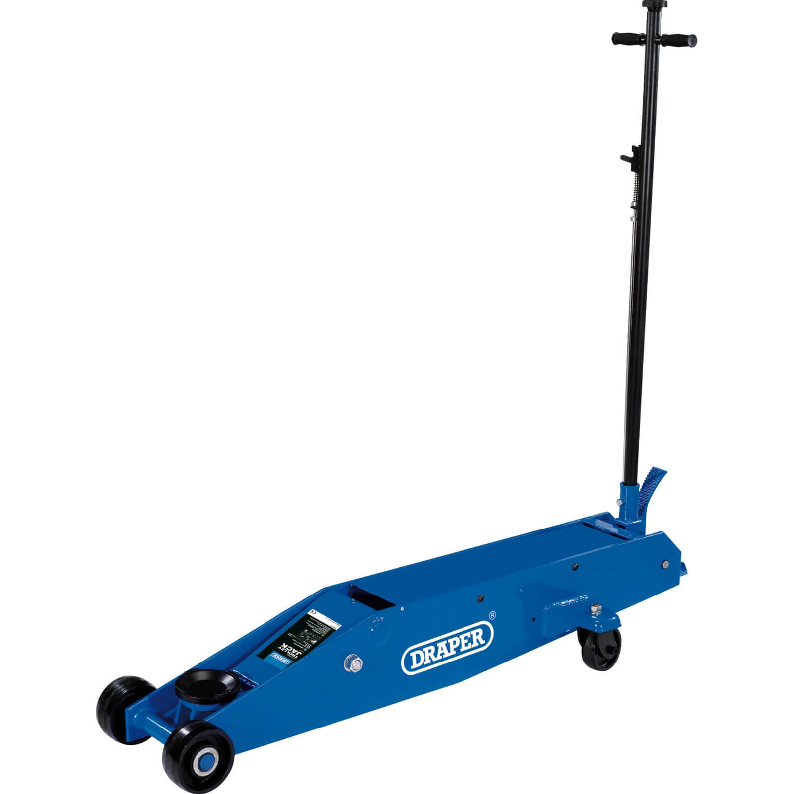 Image of Draper Long Chassis Trolley Jack 10 Tonne