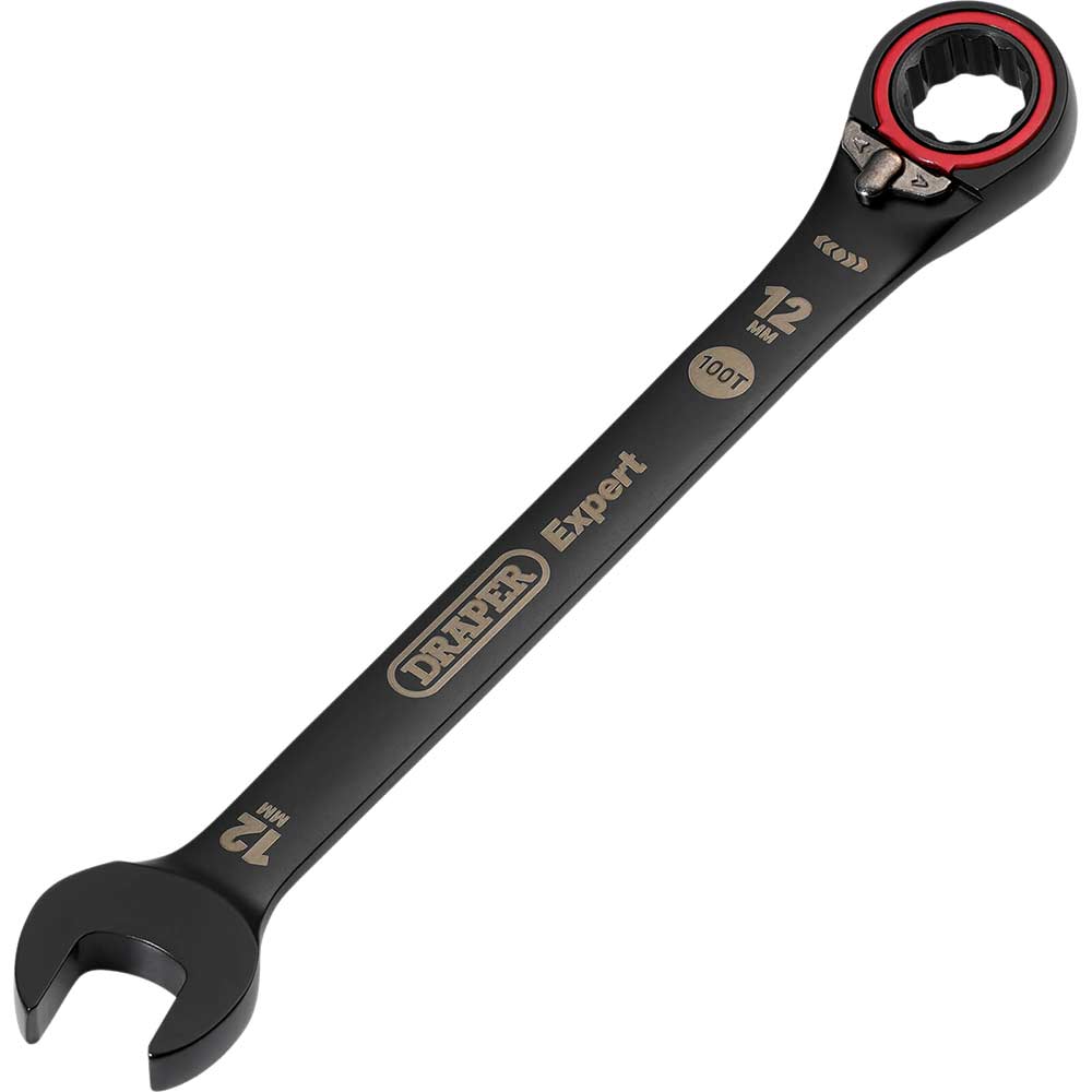 Draper Expert Hi Torq Reversible Ratchet Combination Spanner 12mm