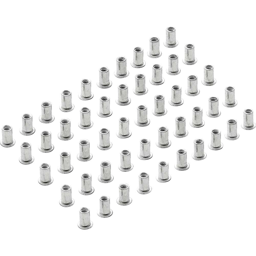 Draper Zinc Plated Threaded Insert Rivet Nuts M12 Thread Pack of 50