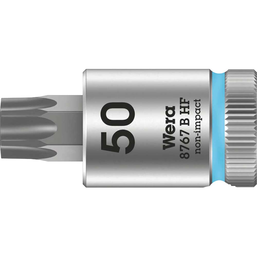Wera 8767 B HF Zyklop 3/8" Drive Torx Socket Bit 3/8" T50