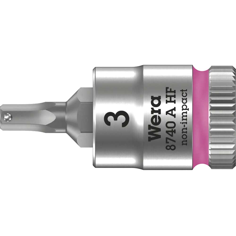 Photos - Bits / Sockets Wera 8740 A HF Zyklop 1/4" Drive Hexagon Socket Bit Metric 1/4" 3mm 