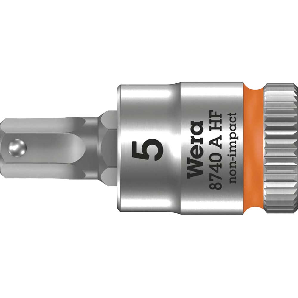 Photos - Bits / Sockets Wera 8740 A HF Zyklop 1/4" Drive Hexagon Socket Bit Metric 1/4" 5mm 