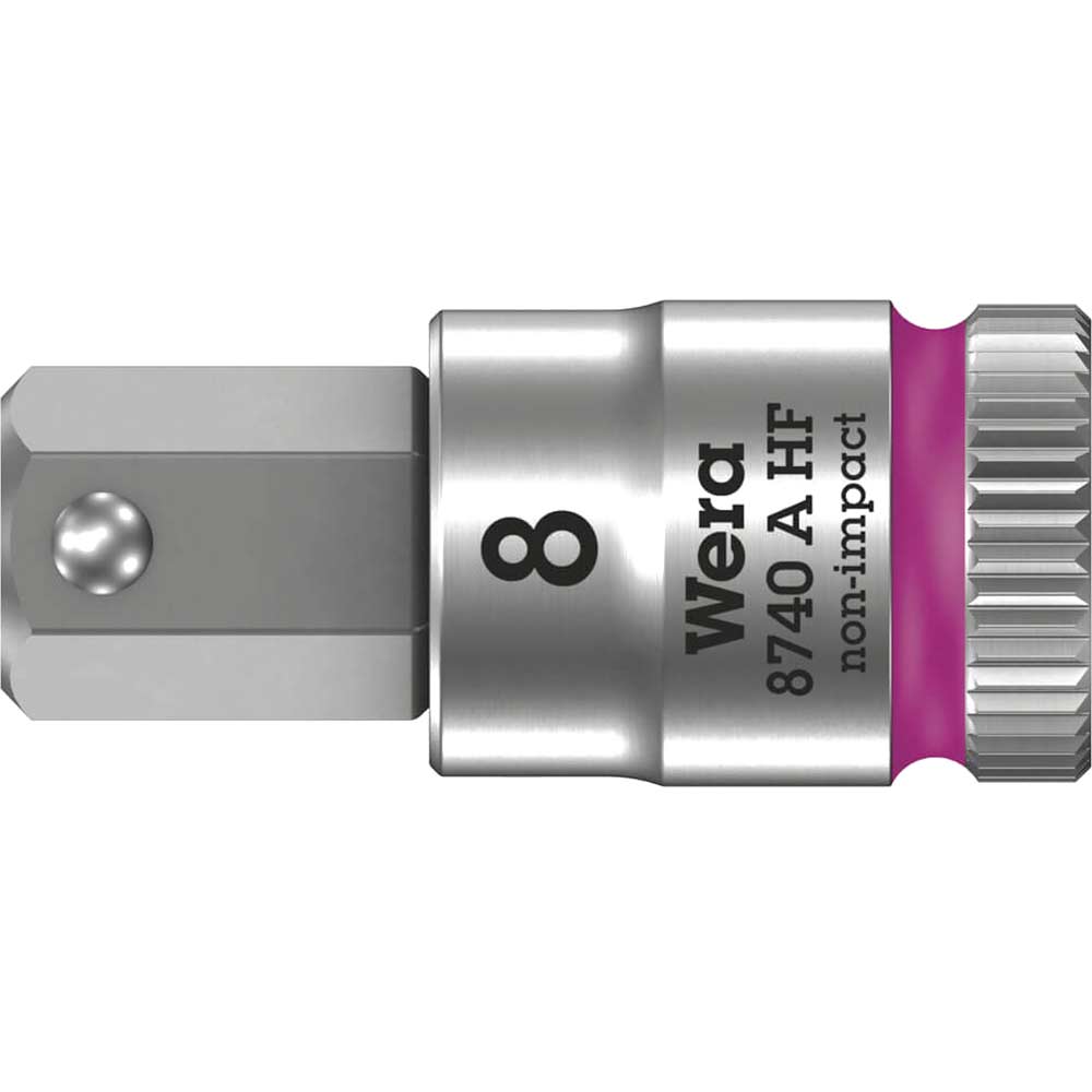 Photos - Bits / Sockets Wera 8740 A HF Zyklop 1/4" Drive Hexagon Socket Bit Metric 1/4" 8mm 