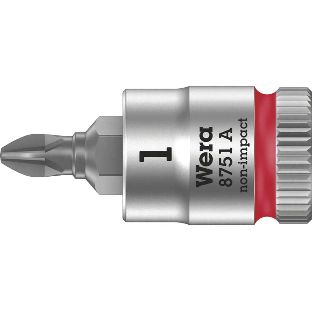 Photos - Bits / Sockets Wera 8751 A Zyklop 1/4" Drive Phillips Socket Bit 1/4" PH1 