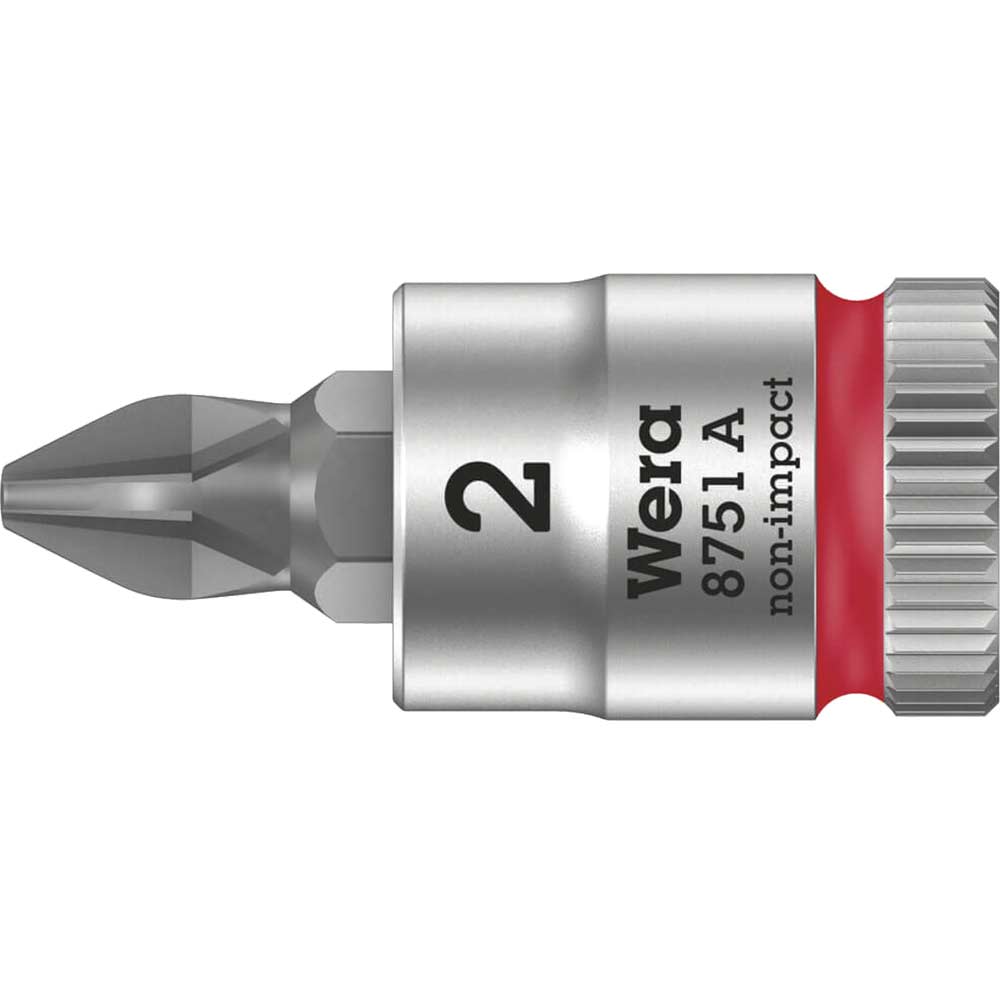 Photos - Bits / Sockets Wera 8751 A Zyklop 1/4" Drive Phillips Socket Bit 1/4" PH2 