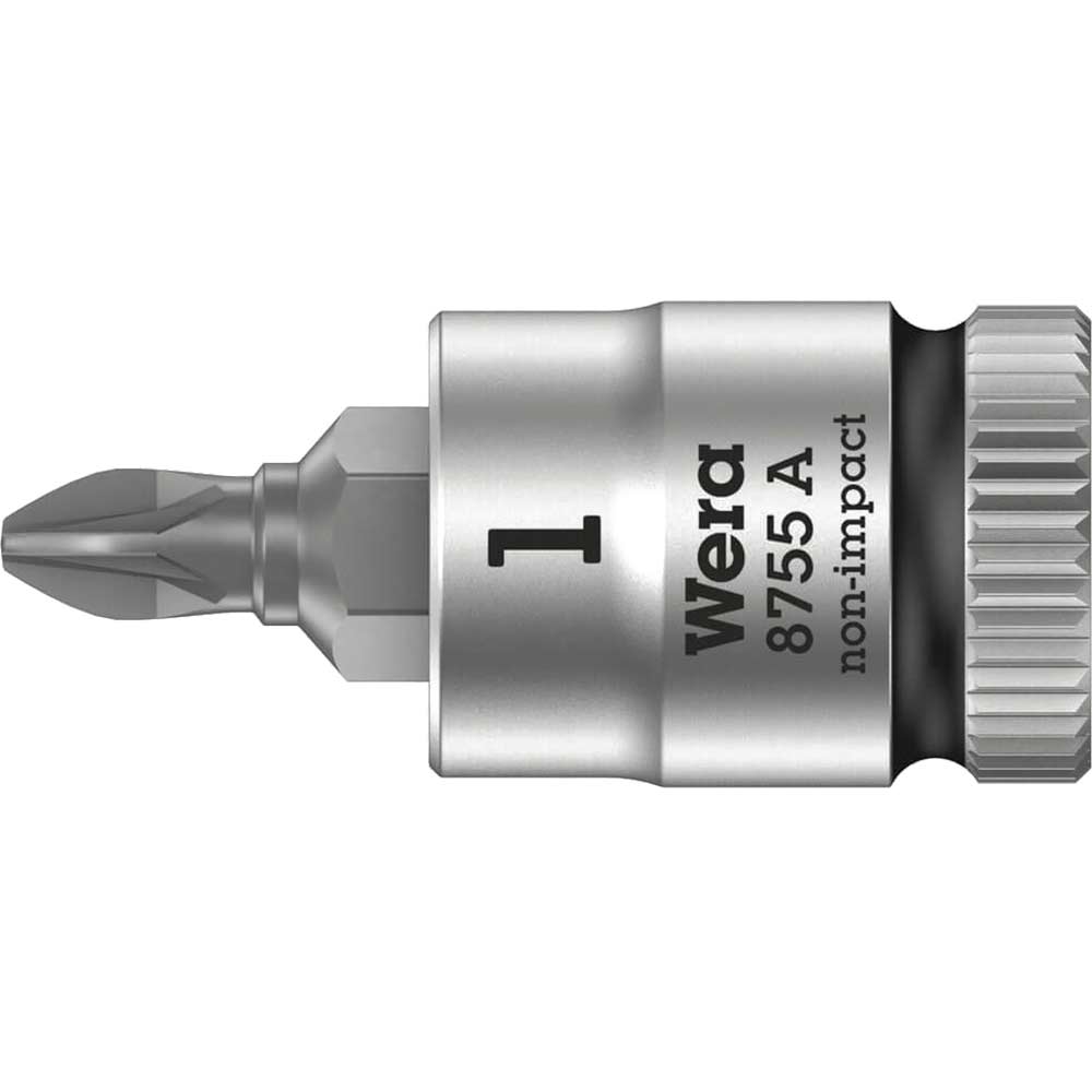 Photos - Bits / Sockets Wera 8755 A Zyklop 1/4" Drive Pozi Socket Bit 1/4" PZ1 