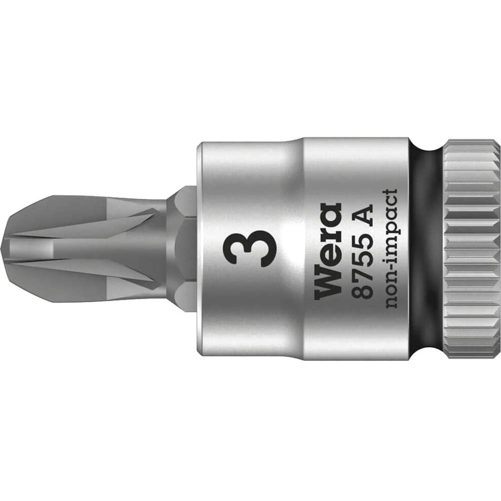 Photos - Bits / Sockets Wera 8755 A Zyklop 1/4" Drive Pozi Socket Bit 1/4" PZ3 