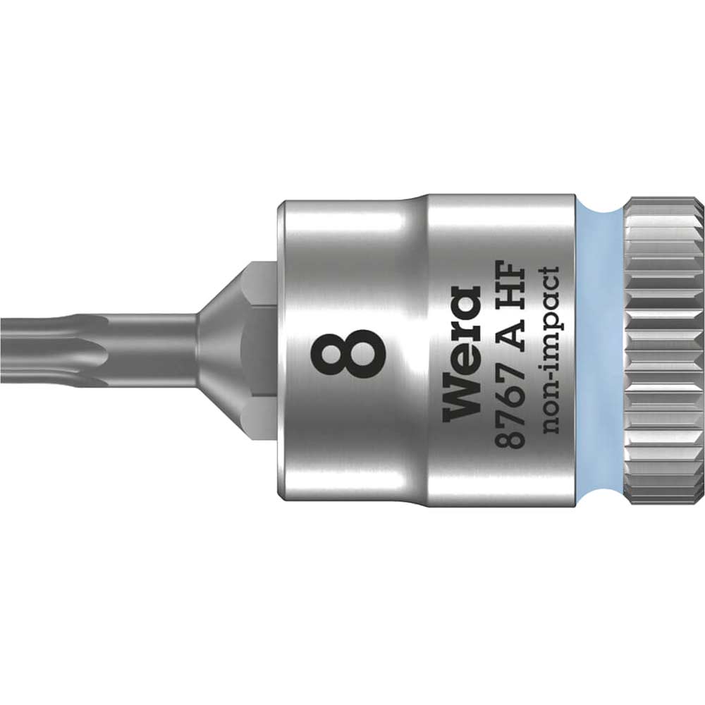 Photos - Bits / Sockets Wera 8767 A HF Zyklop 1/4" Drive Torx Socket Bit 1/4" T8 