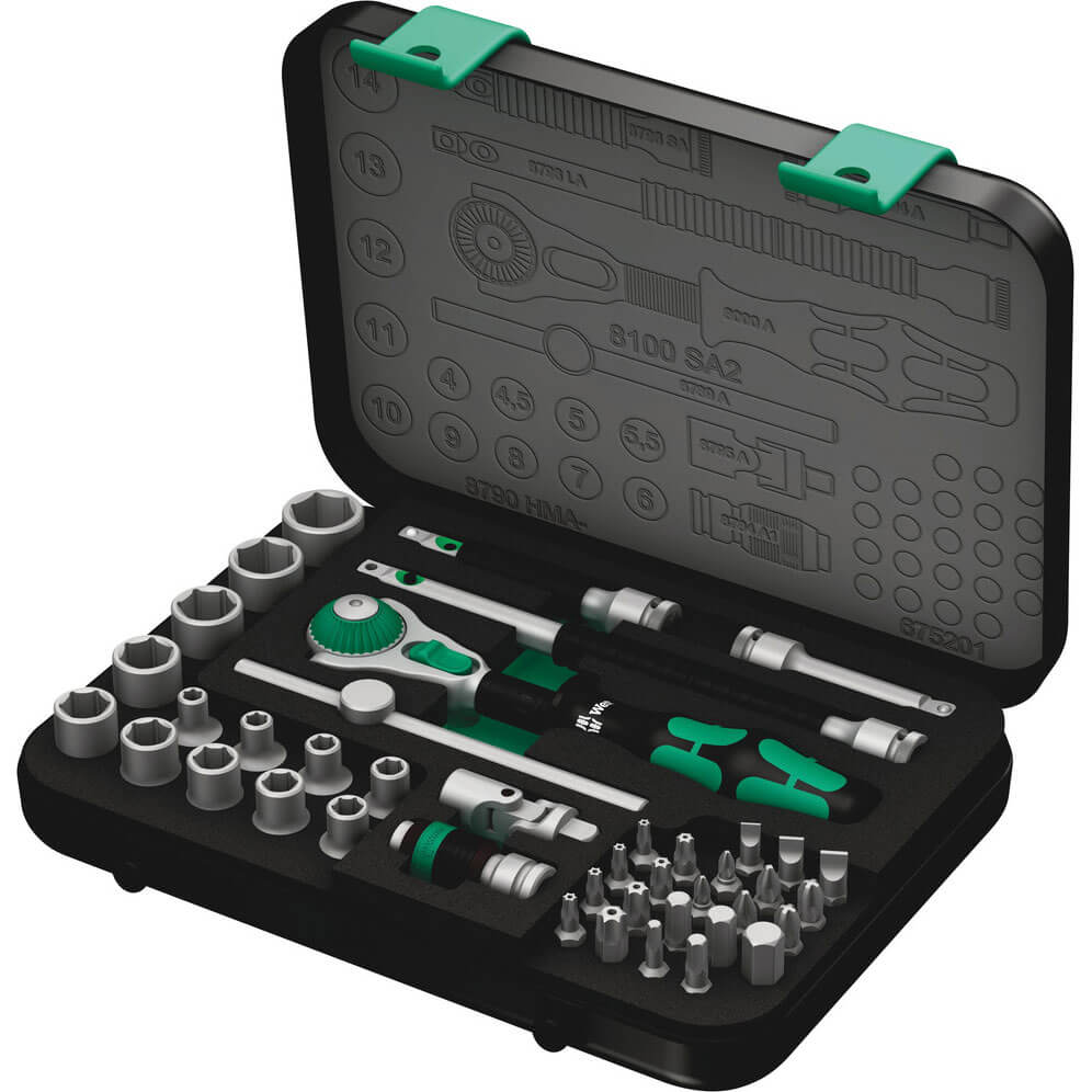 product image of Wera 8100 SA2 Zyklop 42 Piece 1/4