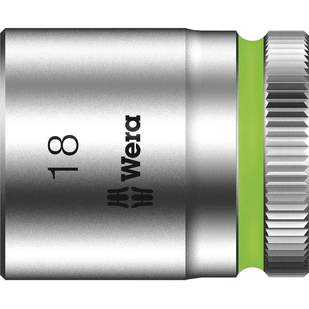 Image of Wera 8790 HMB Zyklop 3/8" Drive Hexagon Socket Metric 3/8" 18mm