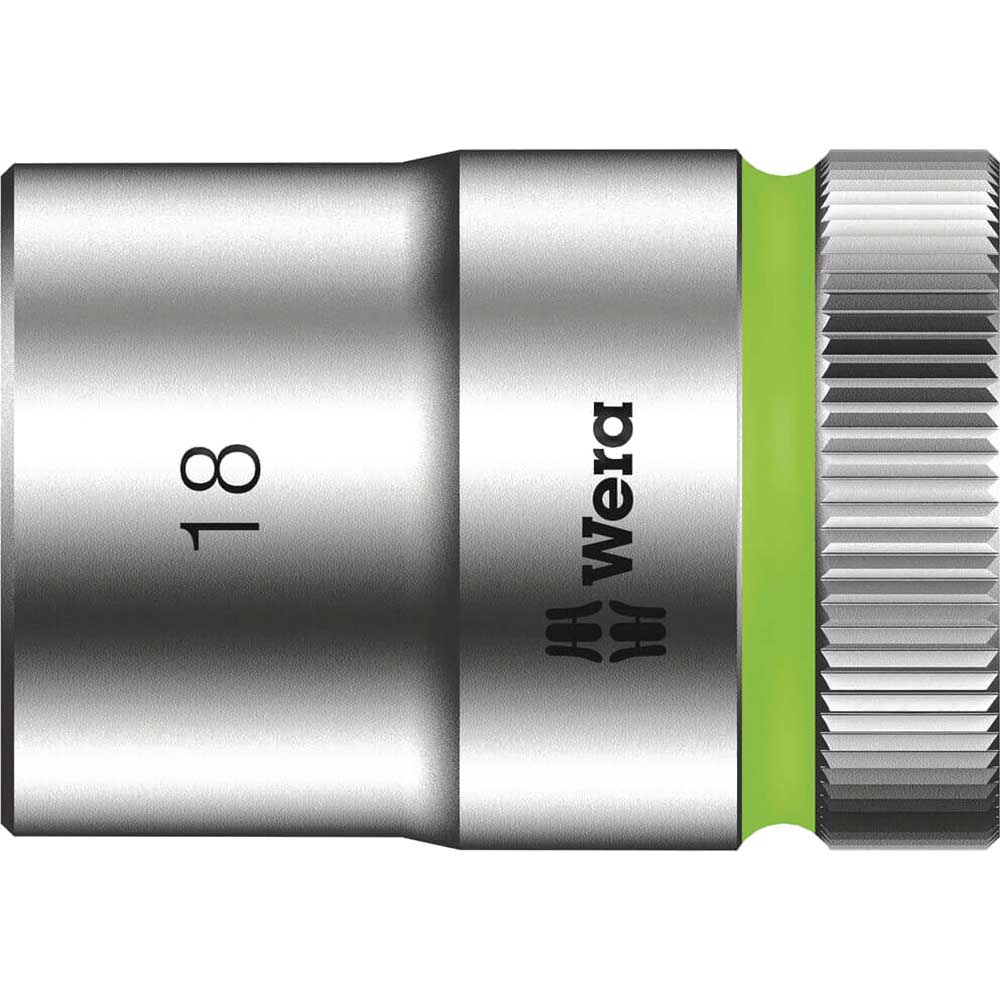 Image of Wera 8790 HMC Zyklop 1/2" Drive Hexagon Socket Metric 1/2" 18mm