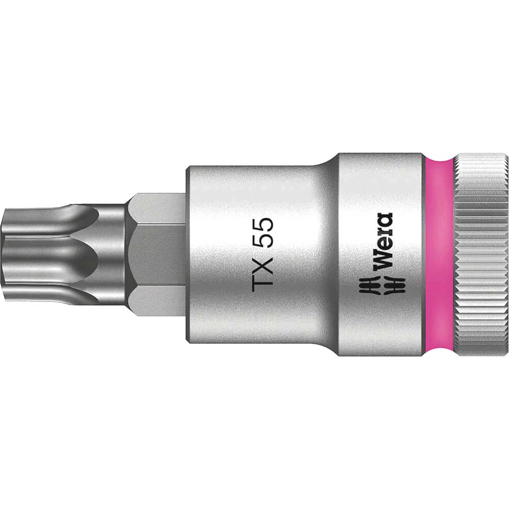 Wera Zyklop 1/2" Drive Torx Screw Hold Socket Bit 1/2" T55