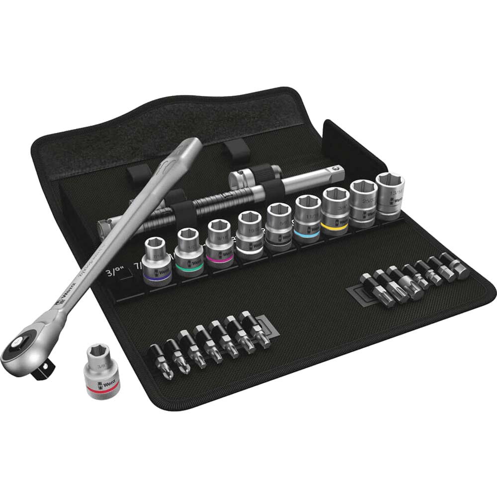 Wera Zyklop 28 Piece 1/2" Drive Socket Set Imperial 1/2