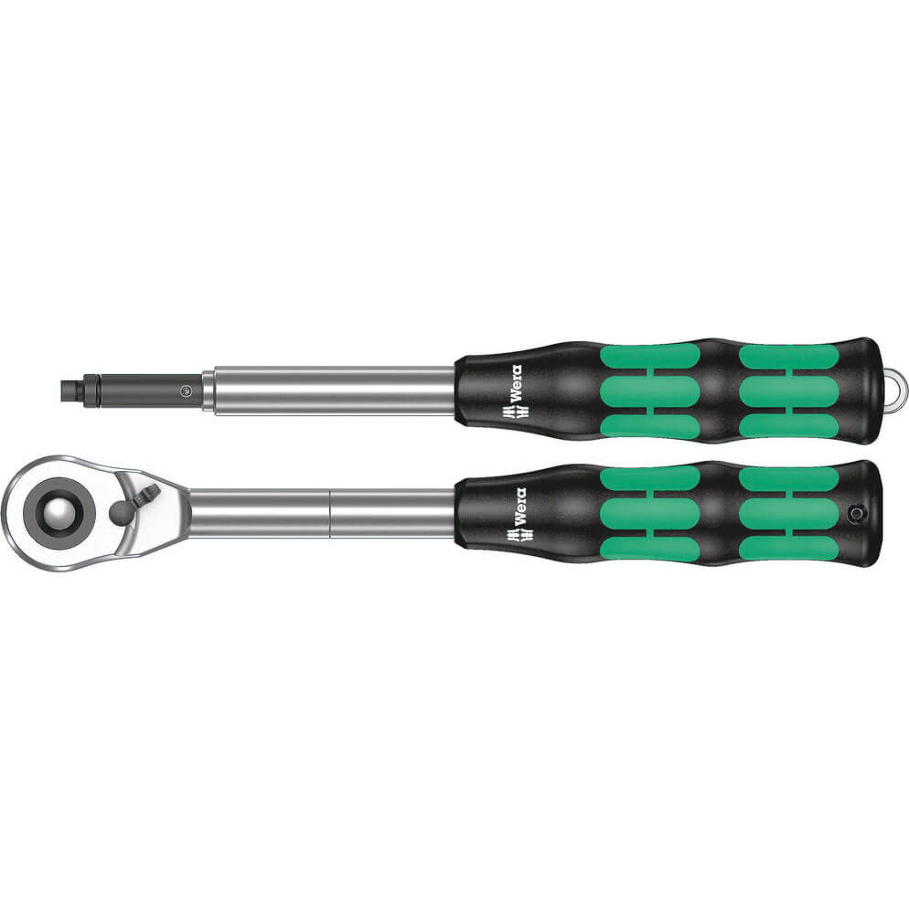 Image of Wera Zyklop 1/2" Drive Ratchet and Handle Extension Set 1/2"
