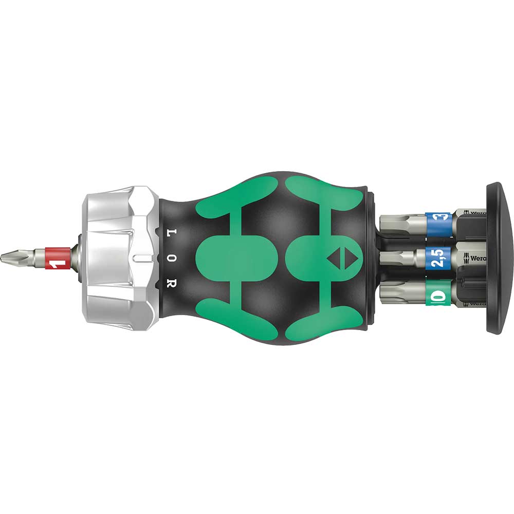 Wera 7 Piece Bicycle Stubby Screwdriver and Bit Set
