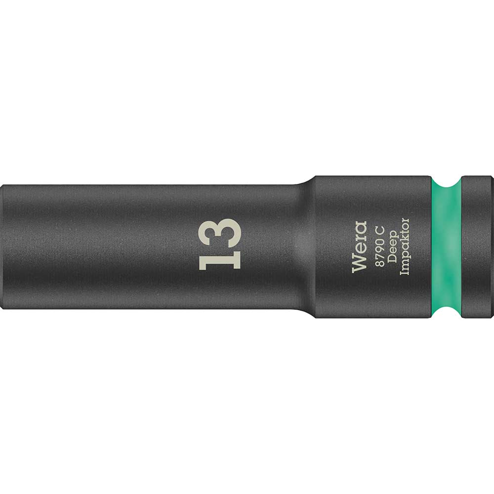 Wera 8790C Impaktor 1/2" Drive Deep Hexagon Impact Socket 1/2" 13mm