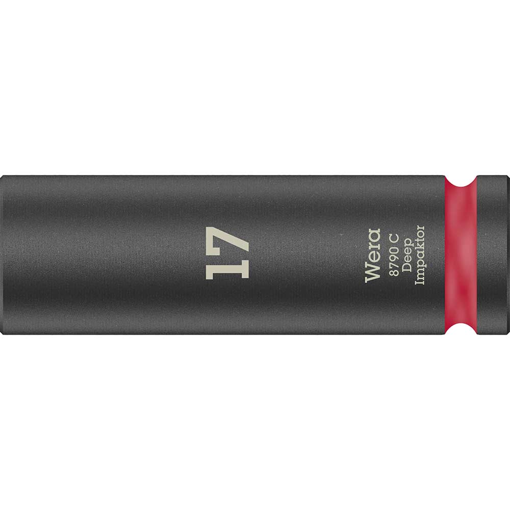 Wera 8790C Impaktor 1/2" Drive Deep Hexagon Impact Socket 1/2" 17mm