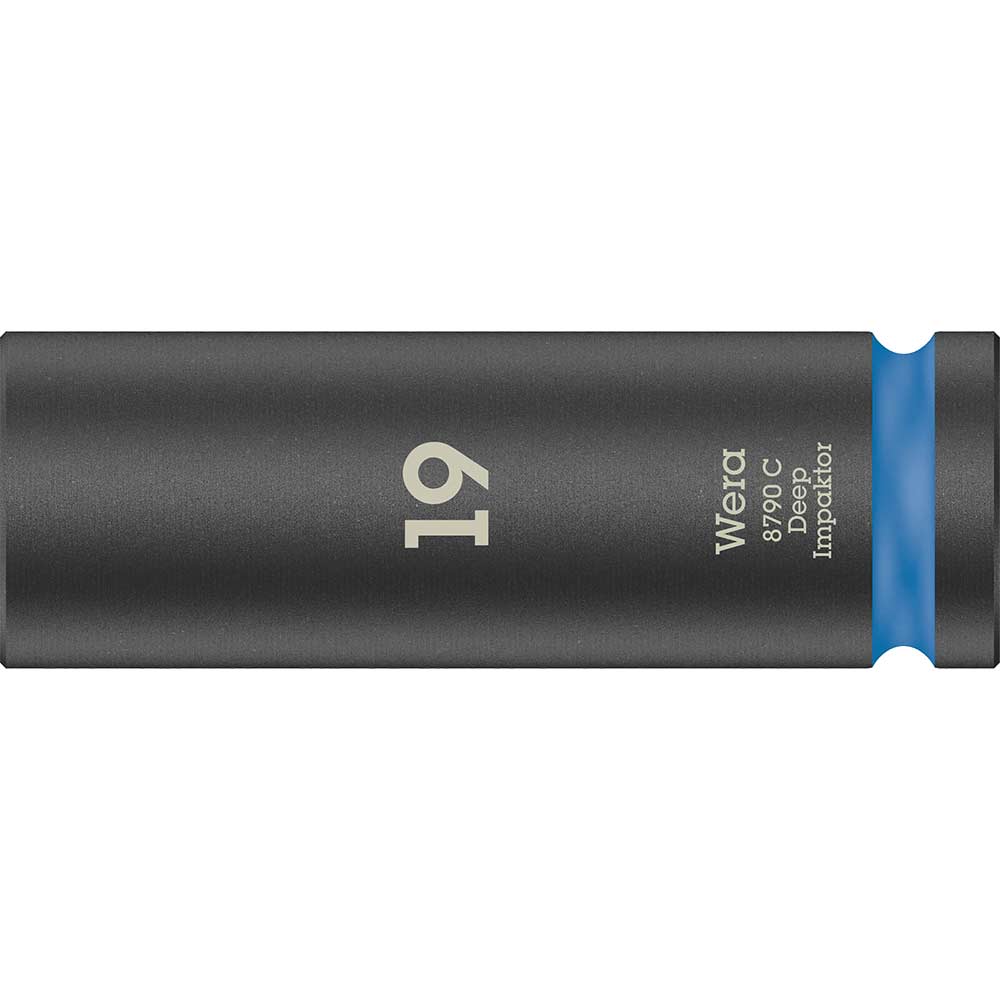 Wera 8790C Impaktor 1/2" Drive Deep Hexagon Impact Socket 1/2" 19mm