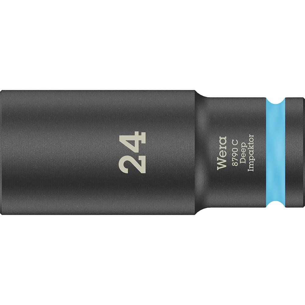 Wera 8790C Impaktor 1/2" Drive Deep Hexagon Impact Socket 1/2" 24mm