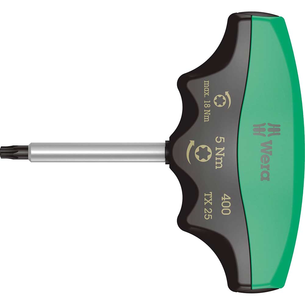 Wera 400 TX T25 Torx Torque Indicator Screwdriver 5.0Nm