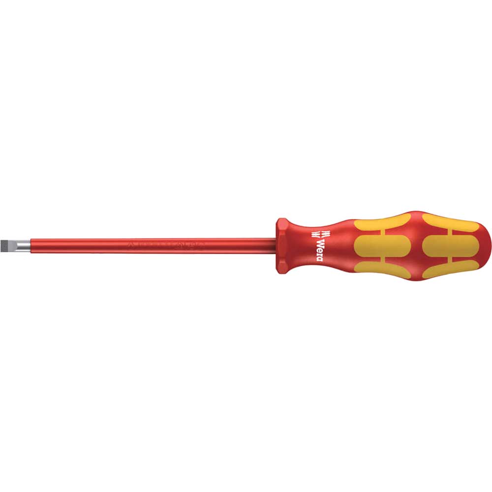 Image of Wera Kraftform 160I VDE Insulated Parallel Slotted Screwdriver 5.5mm 125mm