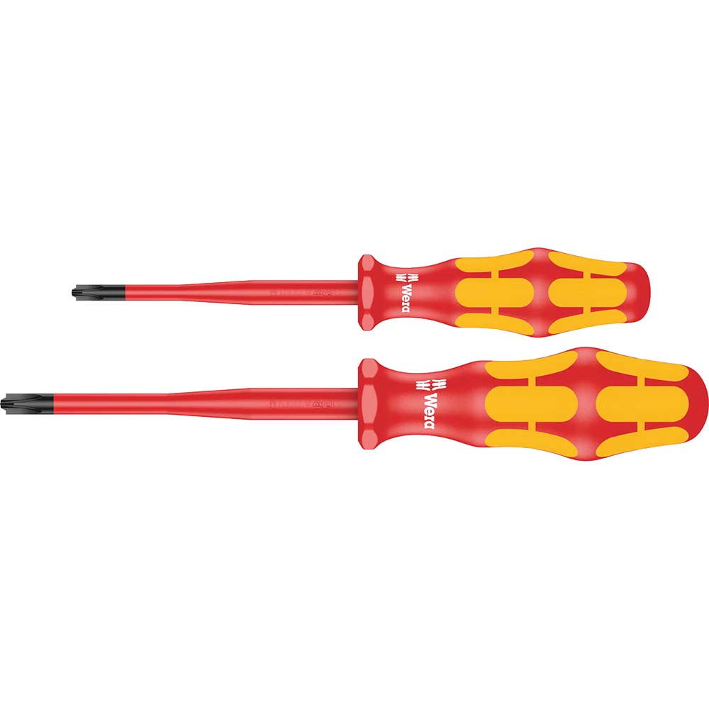 Image of Wera Kraftform Plus 2 Piece VDE Insulated Screwdriver Set