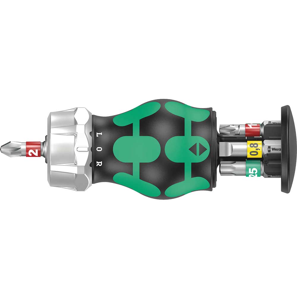 Wera 6 Piece RA1 Kraftform Kompakt Stubby Screwdriver Set