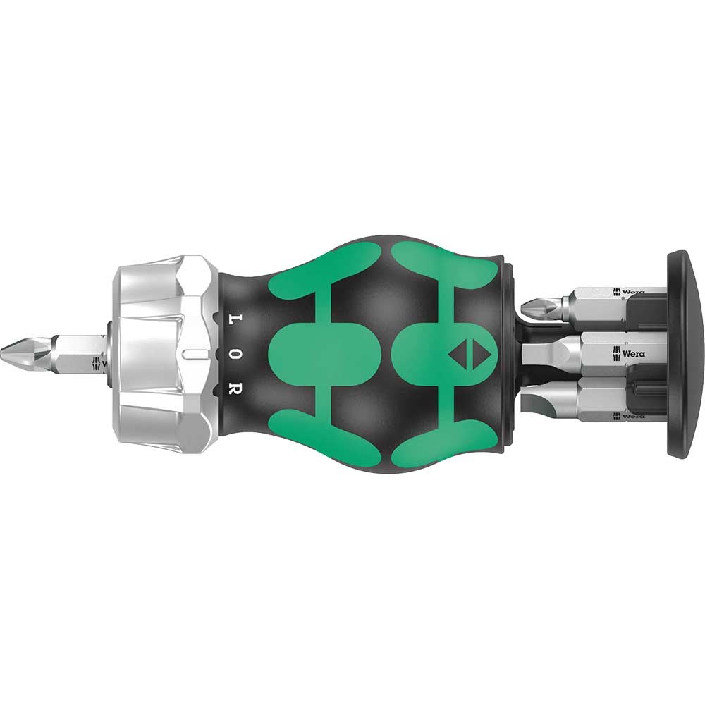 Wera 6 Piece RA4 Kraftform Kompakt Stubby Screwdriver Set