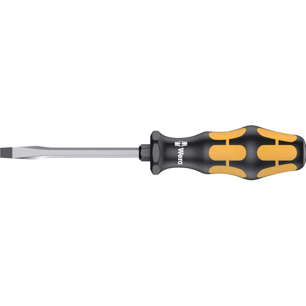 Wera Kraftform Plus Chisel Drive Flared Slotted Screwdriver 1mm 113mm