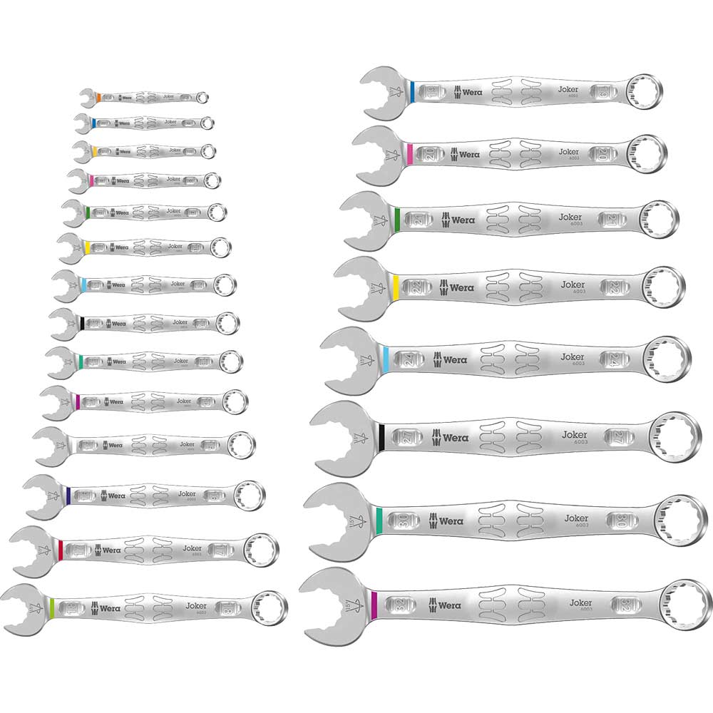 Wera 22 Piece Joker Combination Spanner Set