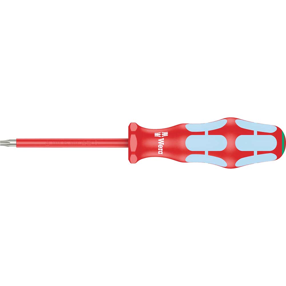 Wera 3167 i Stainless Steel VDE Insulated Torx Screwdriver T20 80mm