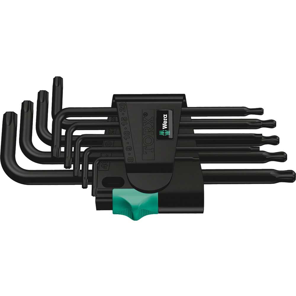 Image of Wera 9 Piece BlackLaser Torx Key Set