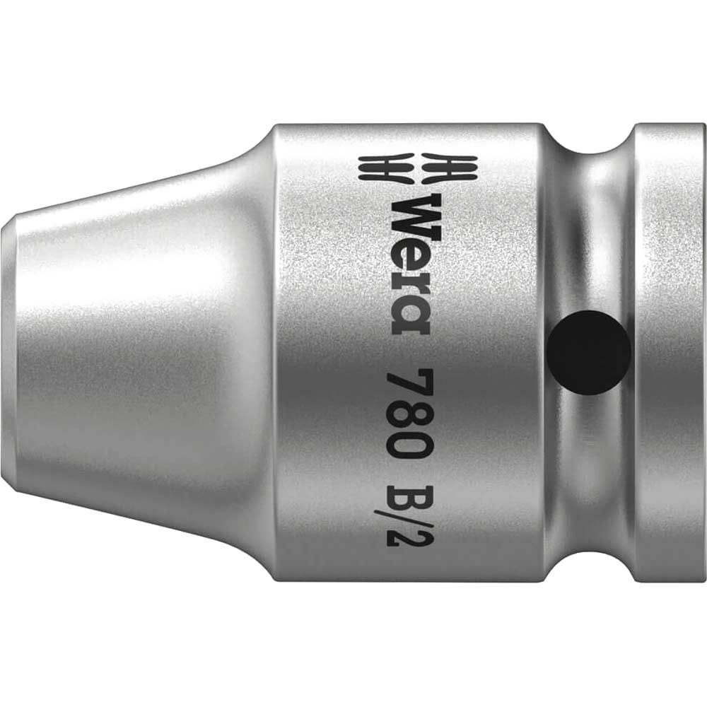 Image of Wera 780B/2 3/8" Square Drive to 5/16" Hex Screwdriver Bit Holder 3/8"