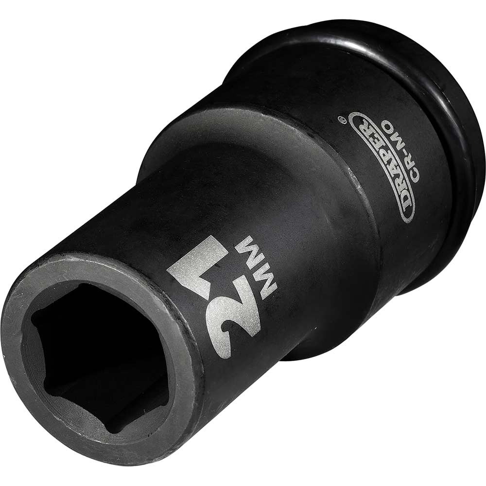 Draper Expert 3/4" Drive Deep Hexagon Impact Socket Metric 3/4" 21mm