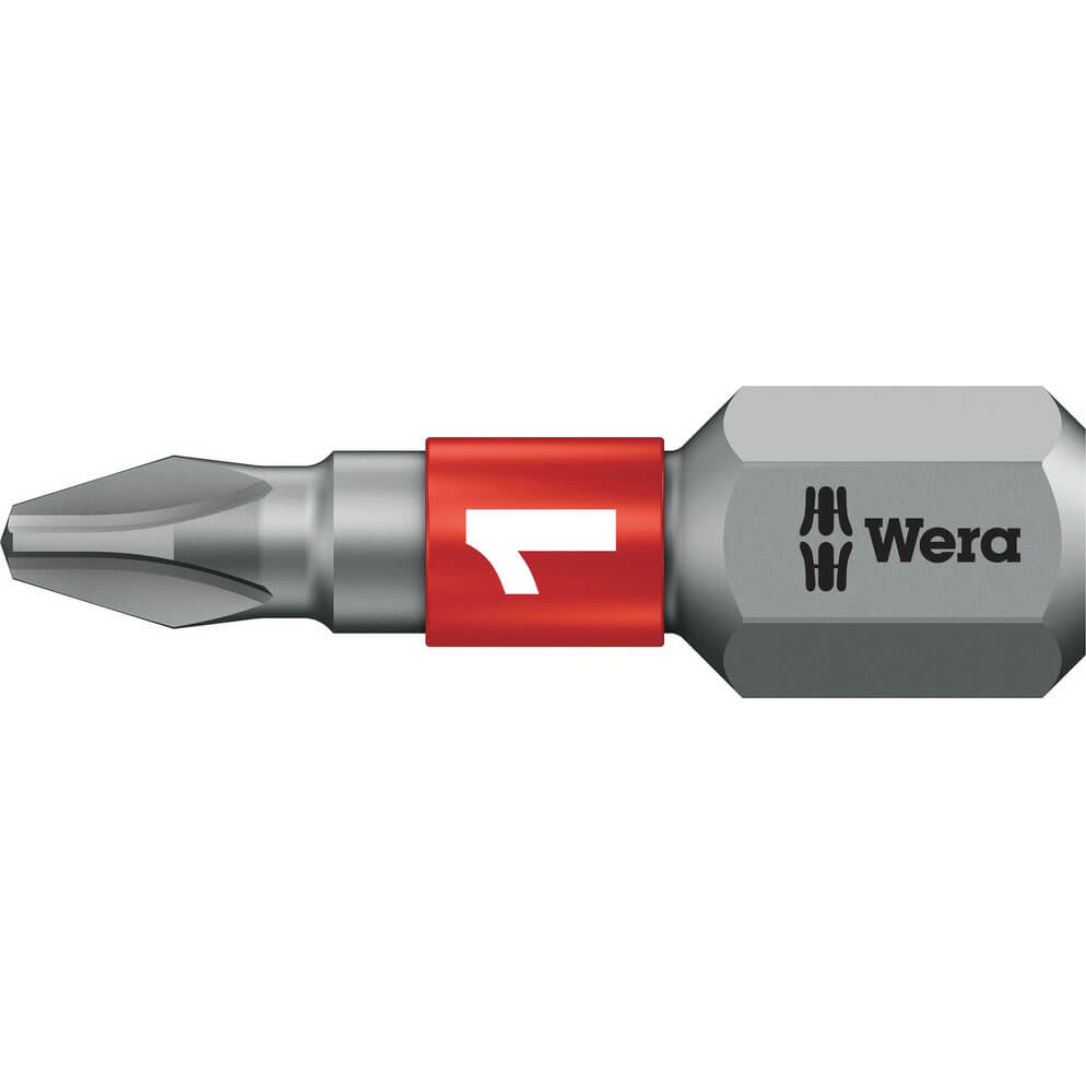 Image of Wera 851/1 BTZ BiTorsion Extra Tough Phillips Screwdriver Bits PH1 25mm Pack of 1