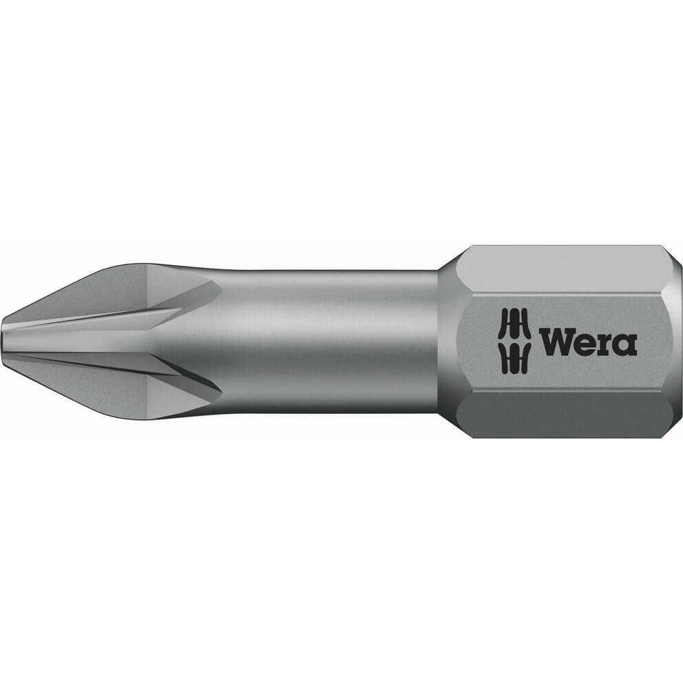Image of Wera 855/1 TZ Pozi Screwdriver Bits PZ1 25mm Pack of 1