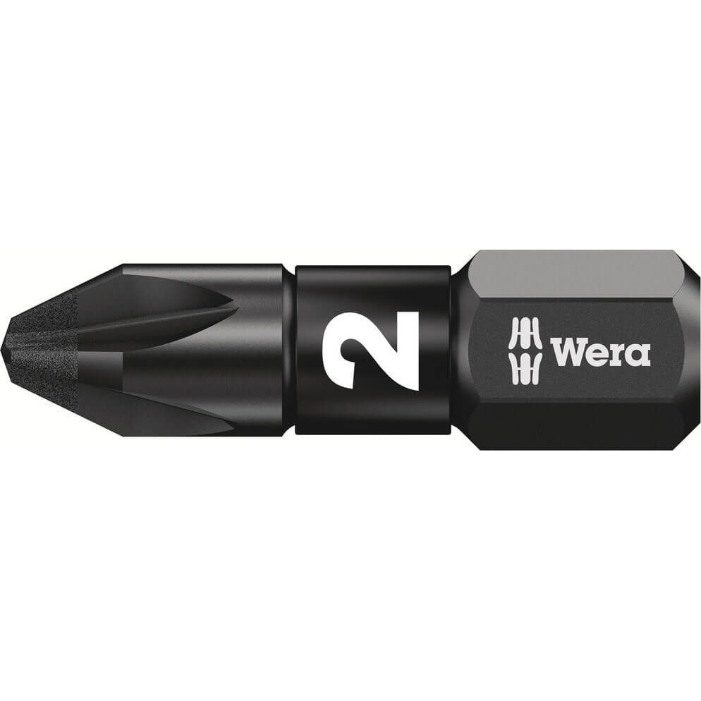 Image of Wera Impaktor Pozi Screwdriver Bits PZ2 25mm Pack of 10