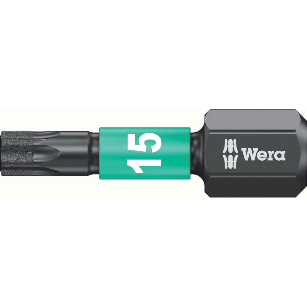 Photos - Bits / Sockets Wera 867/1 Impaktor Torx Screwdriver Bits T15 25mm Pack of 10 867/1 IMP DC 