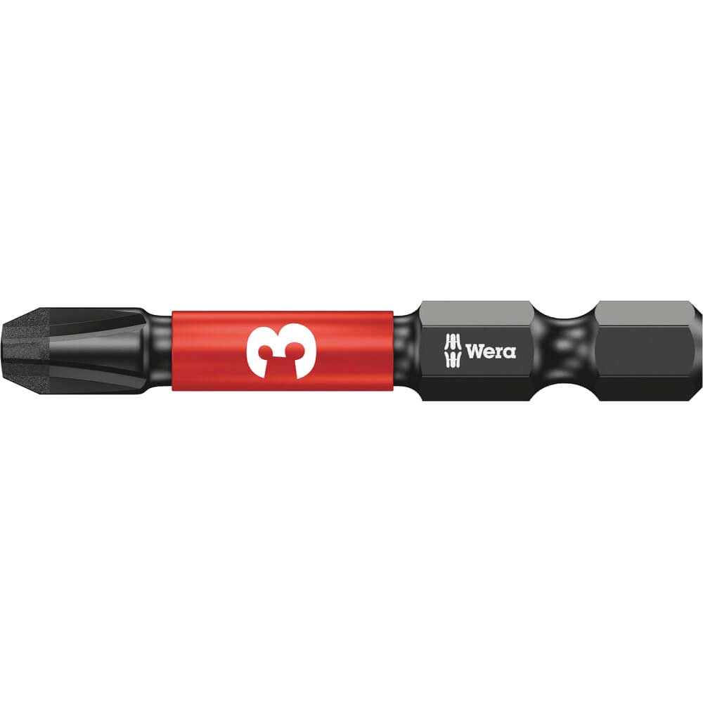 Wera 851/1 Impaktor Phillips Screwdriver Bits PH3 50mm Pack of 5