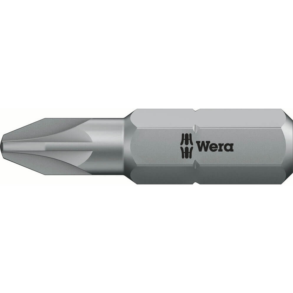 Image of Wera 855/2Z Extra Tough Pozi Screwdriver Bits PZ1 32mm Pack of 1