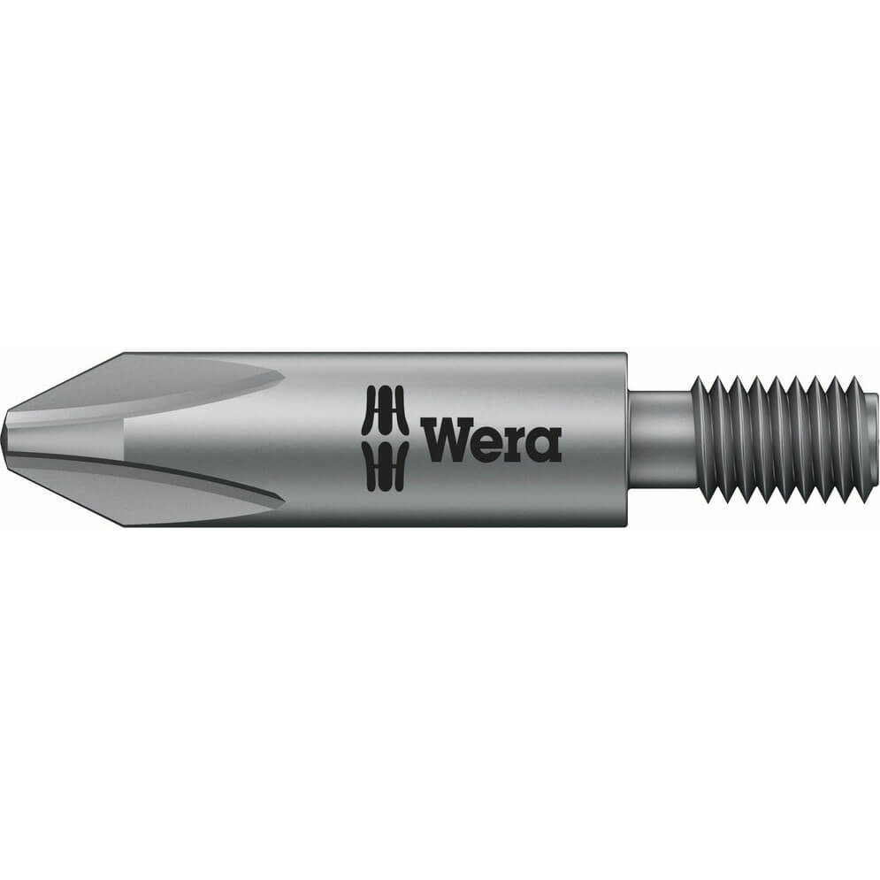 Image of Wera 851/12 Extra Tough M5 Threaded Drive Phillips Screwdriver Bits PH2 33mm Pack of 1