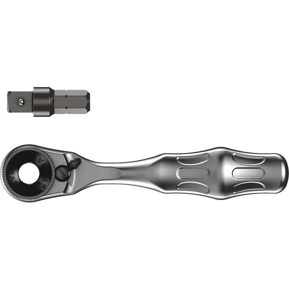 Koken Reversible Micro Ratchet 1/4 Sq Drive / 1/4 Hex - Made In Japan